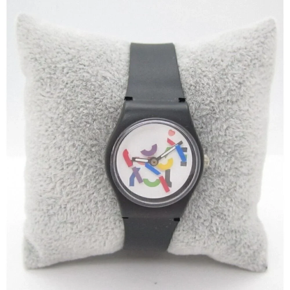 Vintage 1986 Women Bon Bon Quartz WR Analog Dial Rotating Watch (F554)